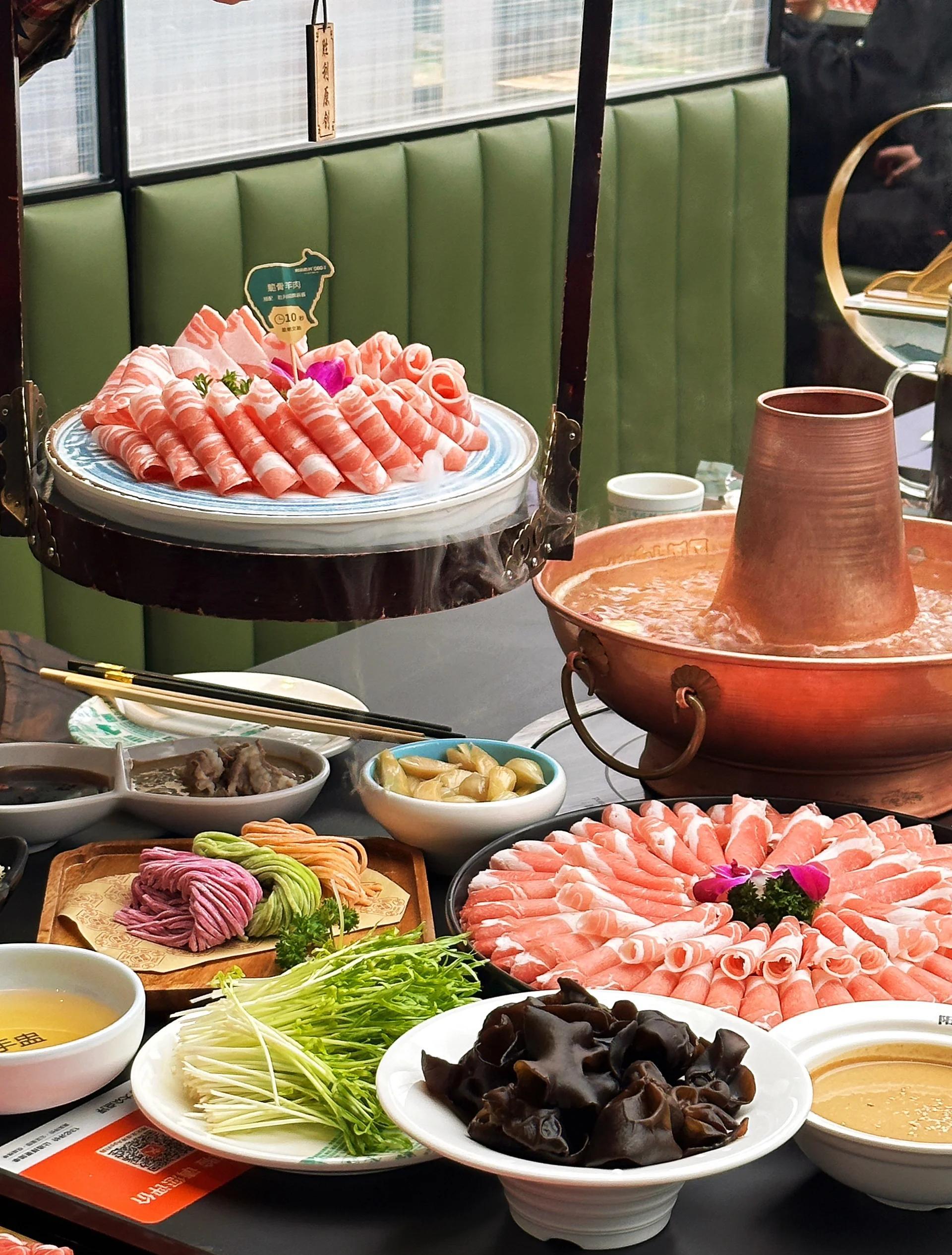 Beijing Lamb Hotpot on Niujie: Copper Pots and Hand-Sliced Mutton